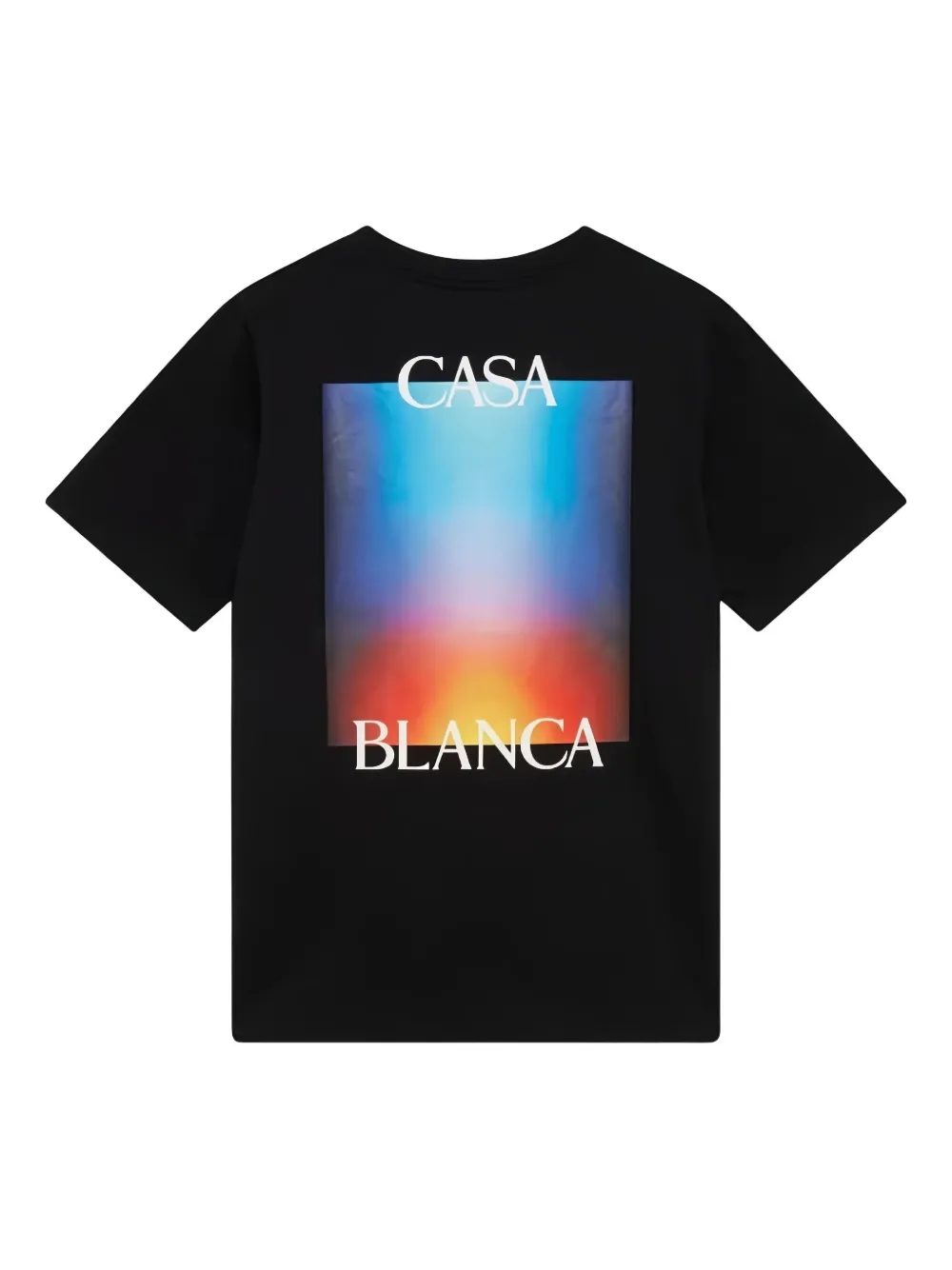 Casablanca gradient logo T-shirt gradient detail